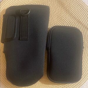 Black Neoprene Water Bottle Holder